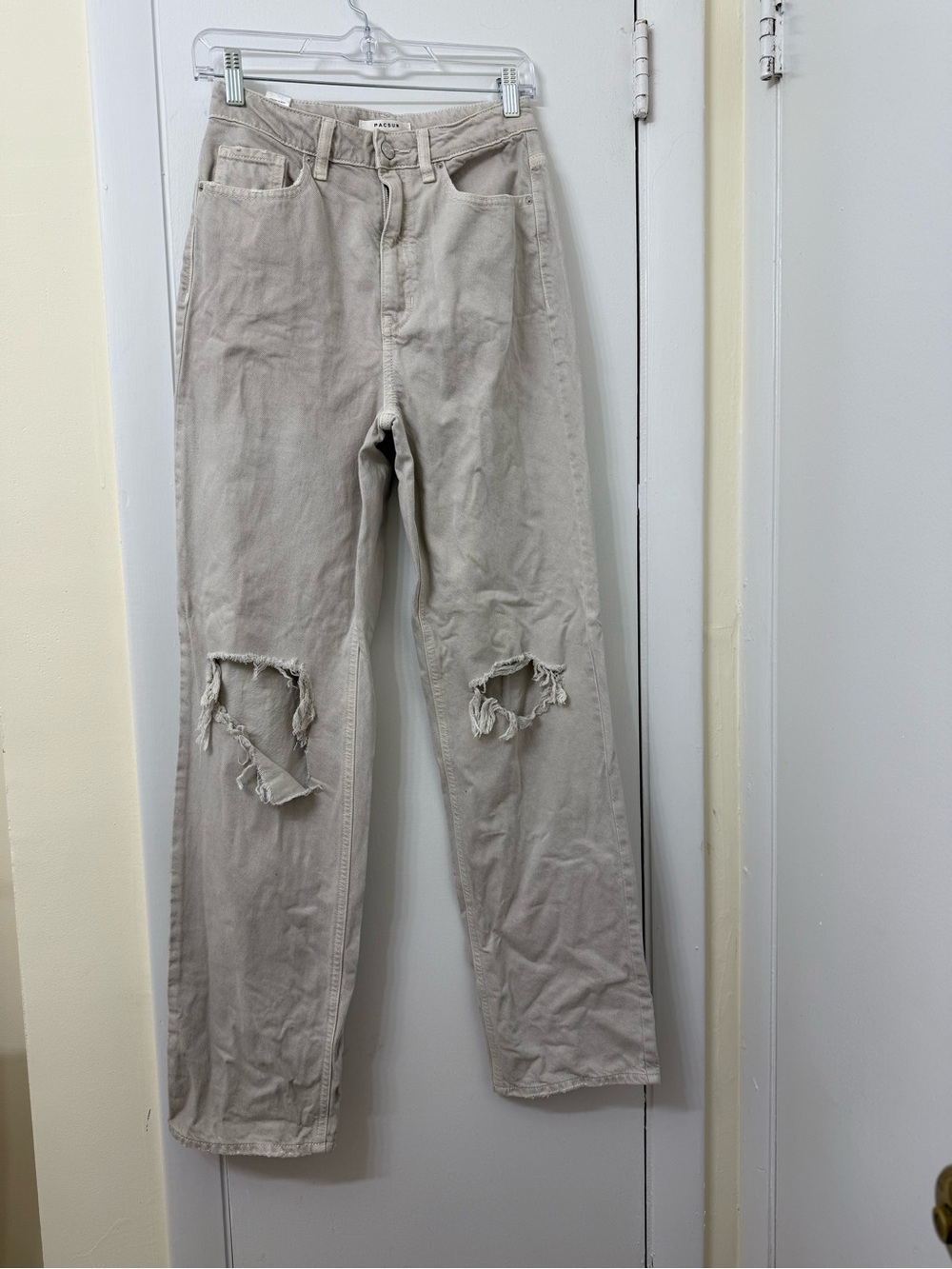 PacSun Distressed Jeans Grey Khaki 26